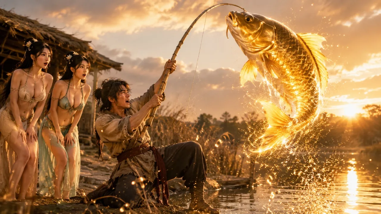A fisherman despised by all was actually a hidden war god; the princess instantly fell for him. poster