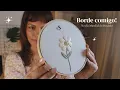 Embroider With Me on World Embroidery Day Flower and Butterfly Tutorial Free Pattern