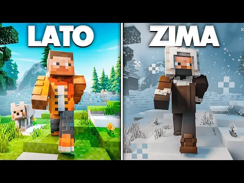 Video Thumbnail: 100 Graczy Symuluje Epokę Lodowcową w Minecraft
