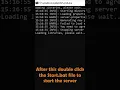 How to create you own spigot minecraft server Quick Tutorial