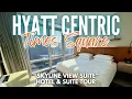 Hyatt Centric Times Square New York King Skyline View Suite Room Hotel Tour