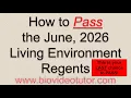 How to Pass the June 2026 Living Environment Regents