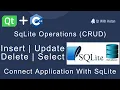 Qt C QSqlDatabase Connect With SQLite Database And Perform Operations CRUD