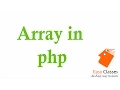 PHP Tutorial - Array in php