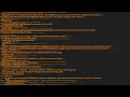 Orange screen coding hacker concept animation with glitch Free Stock