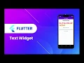 Flutter Widget 02 Text Widget DefaultTextStyle RichText Text rich TextSpan Speed Code