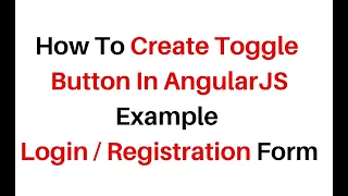 toggle button switch using angularjs 1 5 11
