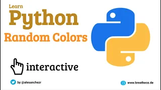 18 Generate random colors - Python Tutorial for Beginners Interactive and Auto-graded