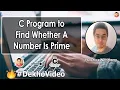 C Program to Find Prime Number
