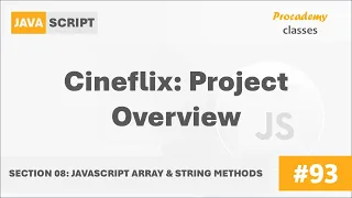 Cineflix Project Overview Array String Methods A Complete Modern JavaScript Course