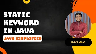 Static Keyword in Java Static Variables Blocks Methods and Memory Java Simplified