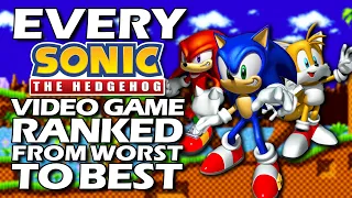 Every Sonic The Hedgehog Game Ranked From WORST To BEST