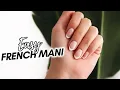 EASY French Manicure for Beginners GEL AT HOME Bougie on a Budget