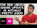 The NEW UberX Share Update for Uber Drivers