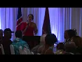 GeNienne Samuels emcees event to raise money for Military Retirees Club