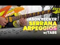 Download Lagu Jason Becker - Serrana Arpeggios Lesson with Tabs (Updated)