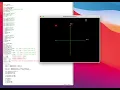 Easy visual representation of simple harmonic motion in 2D in Python using turtle
