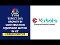 Escorts Kubota Posts A Good Q2 We Should See Growth In-Line With The Industry Says Company