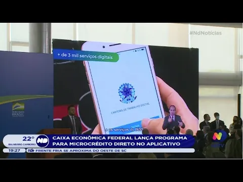 Caixa Econômica Federal lança programa para microcrédito direto no aplicativo