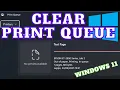 How to fix print job stuck Windows 11