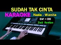 Download Lagu SUDAH TAK CINTA - Ziell Ferdian | KARAOKE Nada Wanita, HD