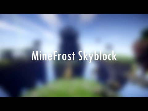 Minecraft server video for MineFrost | Community SkyBlock