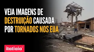TEMPESTADES COM TORNADOS DEIXAM MORTOS E VÁRIOS DESABRIGADOS NOS EUA
