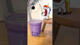Halloween Unicorn Fishes In Boba What Mysteries Lie Inside Animation Meme Boyanddragon Shorts 
