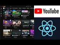 Code Youtube 2 0 with REACT JS JS HTML CSS Tailwind - Coding Course