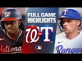 NATIONALS vs RANGERS Full Game Highlights August 18 2026 MLB Season