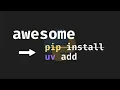 UV in Python is Awesome