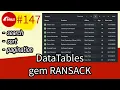 Rails DataTables - search sort pagination with Ransack and Pagy