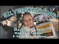 Silversmithing Unboxing Vevor Magnetic Tumbler Ultrasonic Cleaner