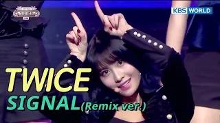 twice intro signal remix ver sub eng chn 2017 kbs song festival 
