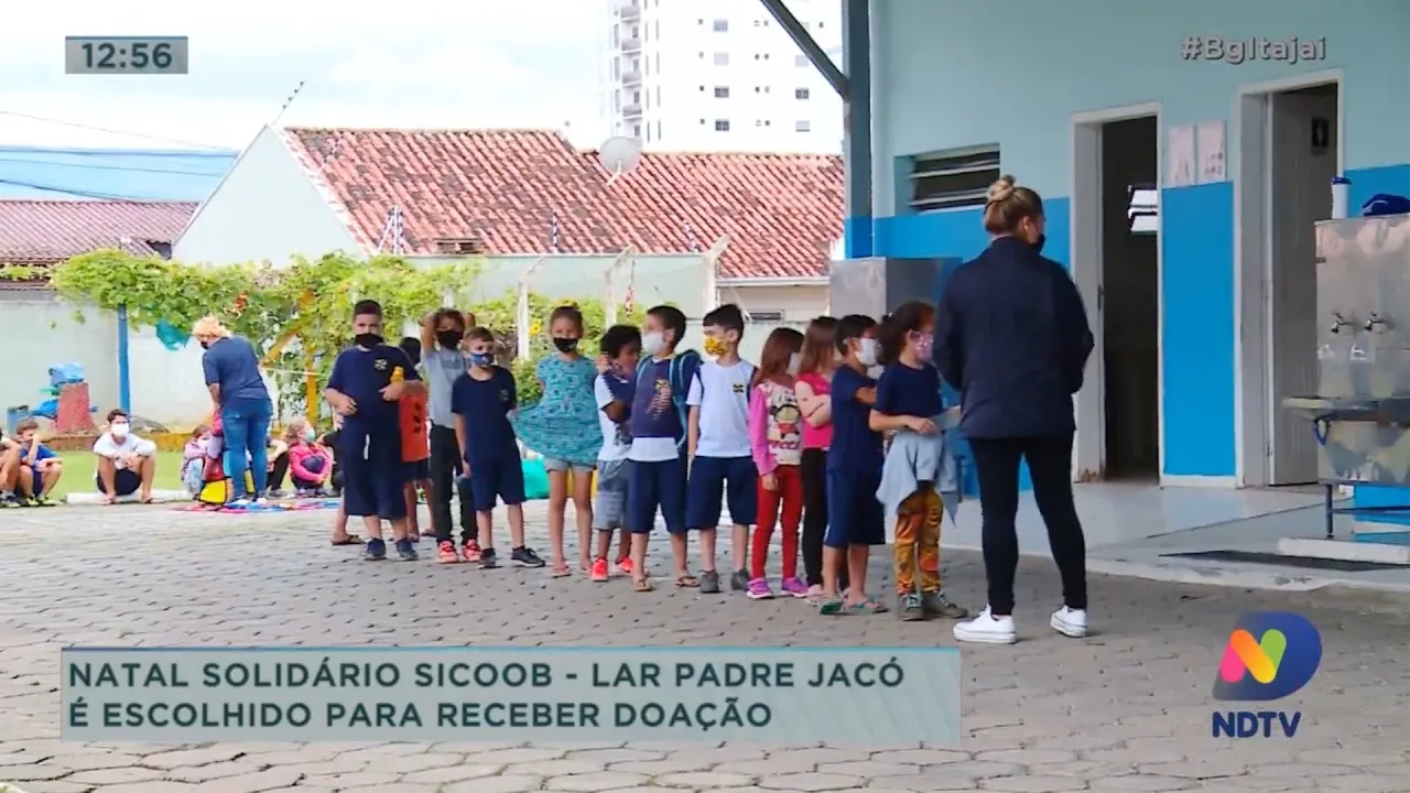 Lar Padre Jacó é escolhido para receber doação do Natal Solidário Sicoob