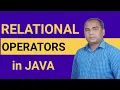 What are Relational Operators in JAVA Comparison Operators