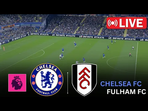 Video Thumbnail: CHELSEA vs FULHAM LIVE | Premier League 2025/26 Full Match | Watch Along & Football Match Simulation