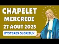 Download Lagu 🔴 CHAPELET MERCREDI 27 AOUT 2025 🙏 Mystères Glorieux Prière Matin et Soir