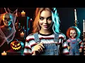 Spadehill Women Halloween Costume Best Chucky Overalls Women