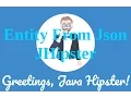 Jhipster Tutorial Create an entity from json How to create entity from json file Java Application