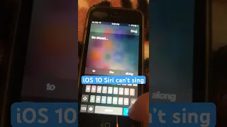 IOS 10 Siri Can T Sing Siri Ios Trending Viral Fyp 