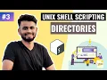 Directories in Unix Linux Lecture Unix Shell Scripting Tutorial