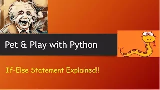 Python Tutorial - If Else Statement
