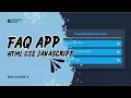 Build an Interactive Q A Section with HTML CSS and JavaScript Beginner Project Tutorial