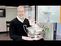 STERLING SILVER SOUP TUREEN BY PAUL STORR - ADAMS STYLE