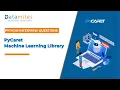 PyCaret Tutorial Machine Learning Library in Python