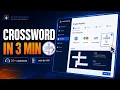 How to Create a Crossword Activity with Edvento