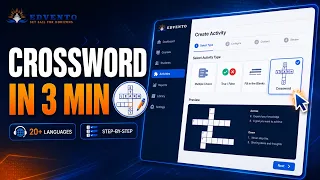 How to Create a Crossword Activity with Edvento