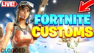 🔴FORTNITE LIVE! *WINTER* CUSTOMS FOR VBUCKS FORTNITE FASHION SHOWS | SIMON SAYS | HIDE AND SEEK
