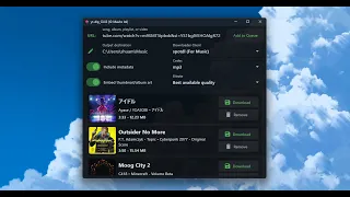 yt-dlp GUI v 0 3